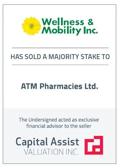 Transaction Announcement: Wellness & Mobility Inc.